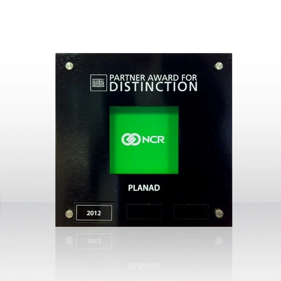 Prize “Partner Award for Distinction 2012” from NCR. 