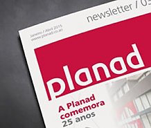 Planad's Newsletter with a new layout