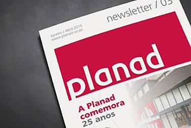 Planad's Newsletter with a new layout