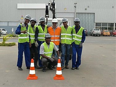 Training Course Safety Auxiliary Crane Operation (Truck Loader), conducted by ISQapave, in December 2016